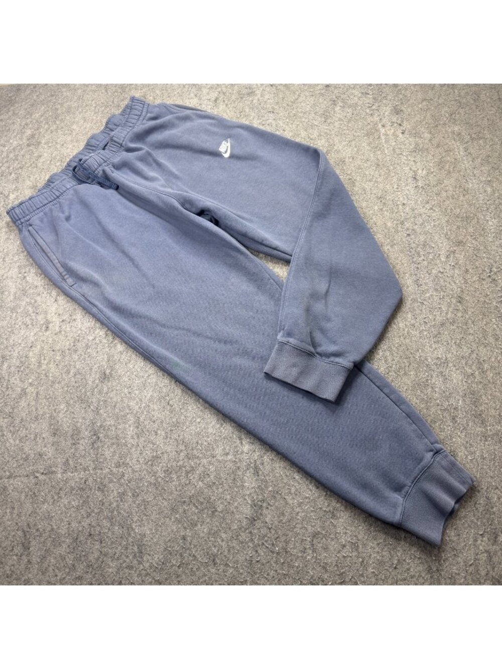 Nike Sportswear Club Fleece Joggers Men L Blue Tapered 28" Sweatpants BV2671-491